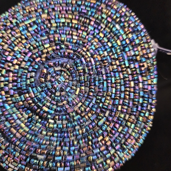 Multicolor Beaded  Coin Purse - Picture 2 of 5